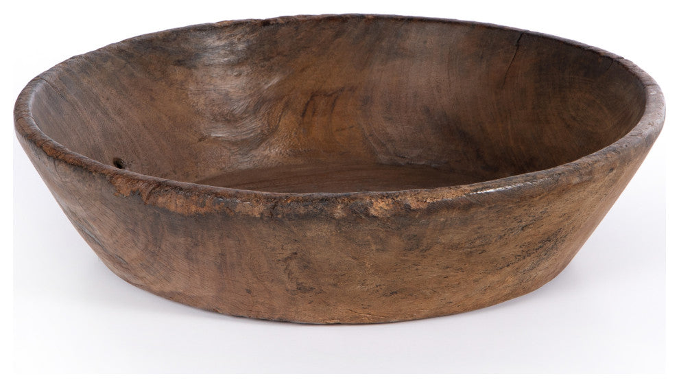 Found Wooden Bowl-Reclaimed Natural