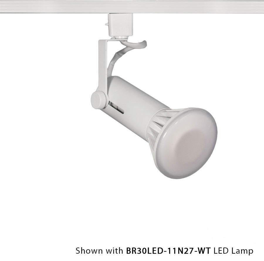 WAC Lighting Line Voltage Track Fixture in White for J Track