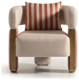 Amora Accent Chair Ash/Eggshell Walnut