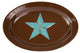 Star Serving Platter Turquoise