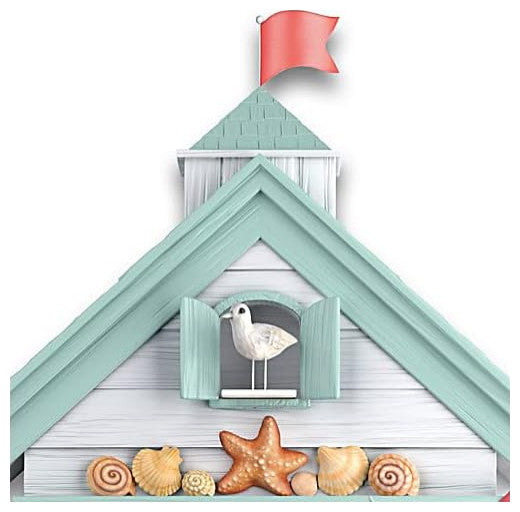 Life is Good at The Beach Sculptural Cuckoo Clock