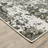 Galion Distressed Stains Ivory/Multi Indoor Area Rug, 7'10"x10'10"