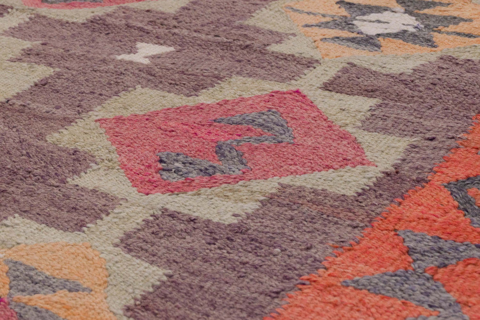 Vintage Turkish Kilim Runner 3' 2" x 11' 7", 38 in. x 139 in.