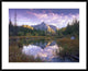 Mount Lorette and Spruce Trees Reflected In Lake, Alberta, Canada, 38"x30"
