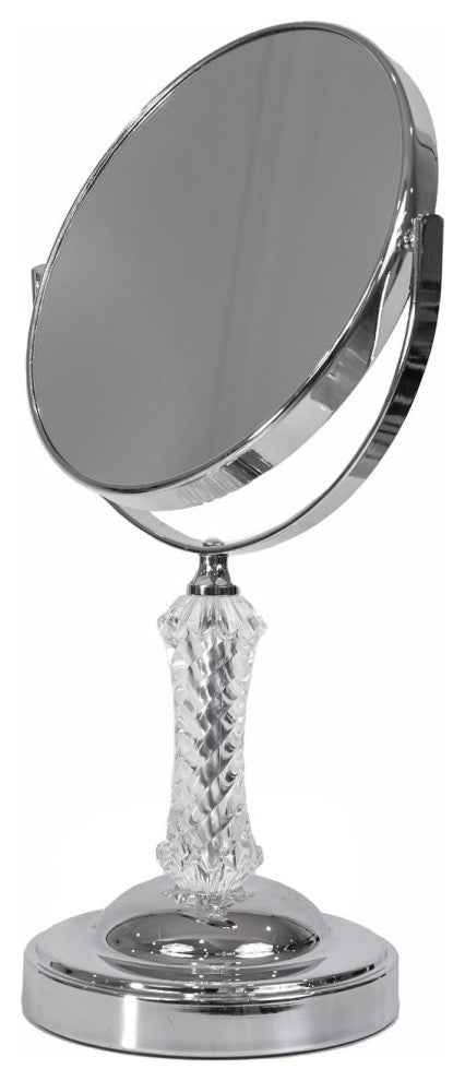 Freestanding Bath Magnifying Makeup Mirror