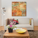 "Happy Days I" by Emily Dunn, Canvas Print, 26"x26"
