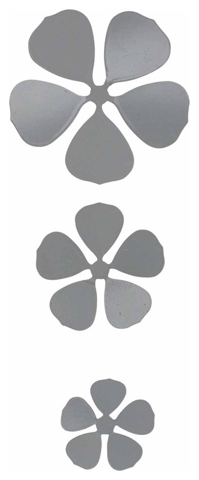 Metal Flower With Magnet Floral 6 pieces