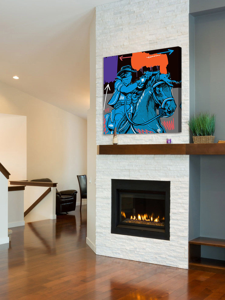 "Raider I" Painting Print on Wrapped Canvas