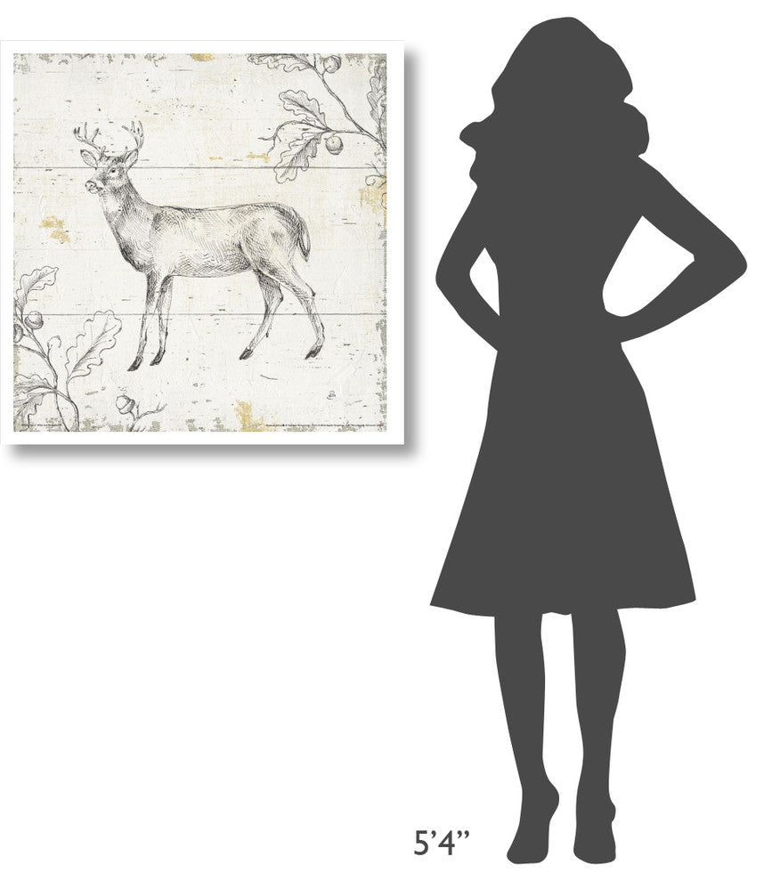 "Wild and Beautiful VI" Digital Paper Print by Daphne Brissonnet, 32"x32"