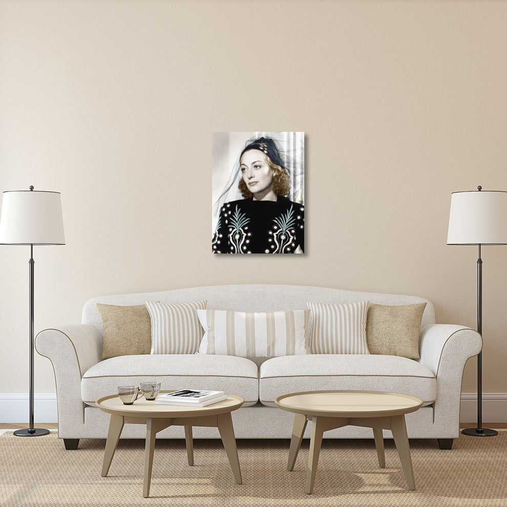 "Joan Crawford" Stretched Canvas Giclee by Hollywood Photo Archive, 27x36"
