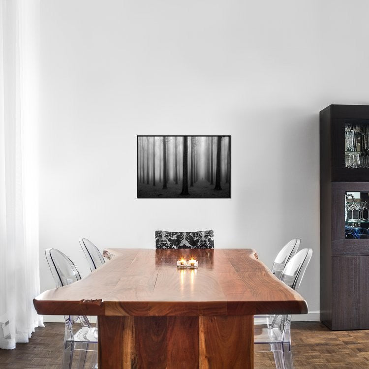 "In A Fog" Framed Canvas Giclee by Jochen Bongaerts, 31x21"