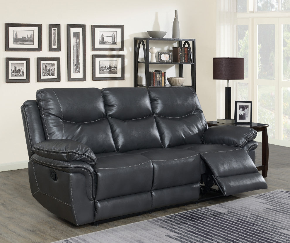 Isabella Recliner Sofa, Gray