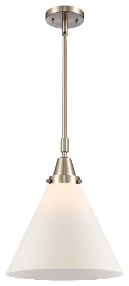Innovations Lighting 447-1S-SN-G41-L Cone 1 Light 12" Mini Pendant