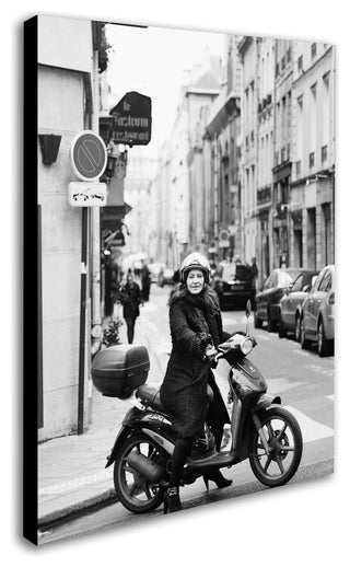 'Lady in Paris' Canvas Art by Preston