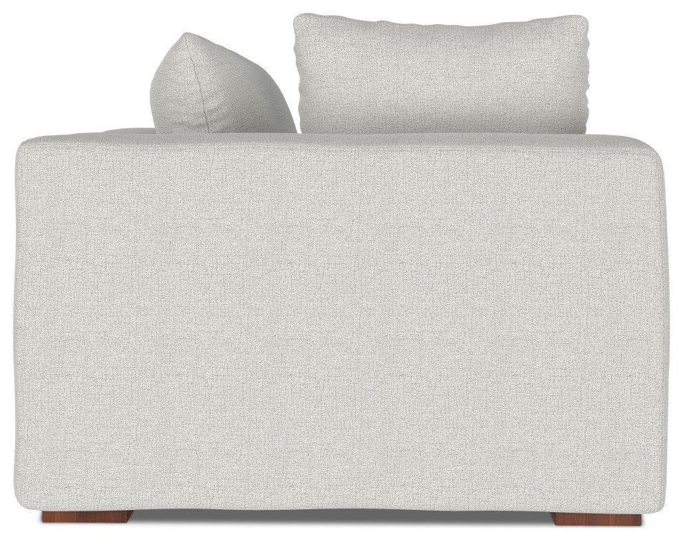 Jasmine Left-Arm Sofa Module in Performance Fabric, Cloud Gray