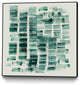"Sea Glass I" Framed Canvas by Giant Art 20"x20"