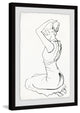 "Hair Updo" Framed Painting Print, 12"x18"
