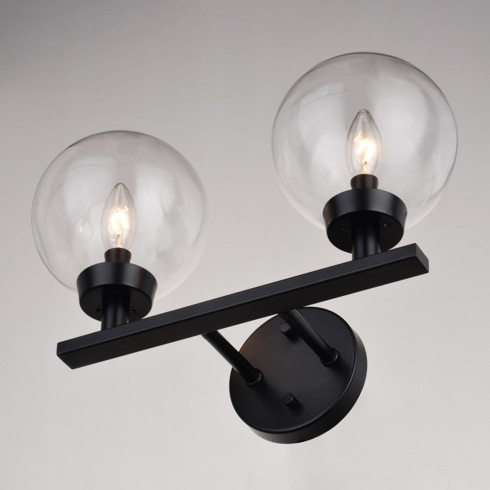 Lander 2 Light Vanity Matte Black