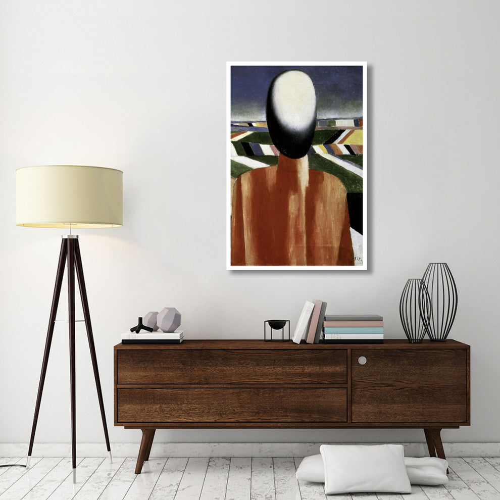 "Two Farmers (right)" Digital Paper Print by Kazimir Malevich, 34"x50"