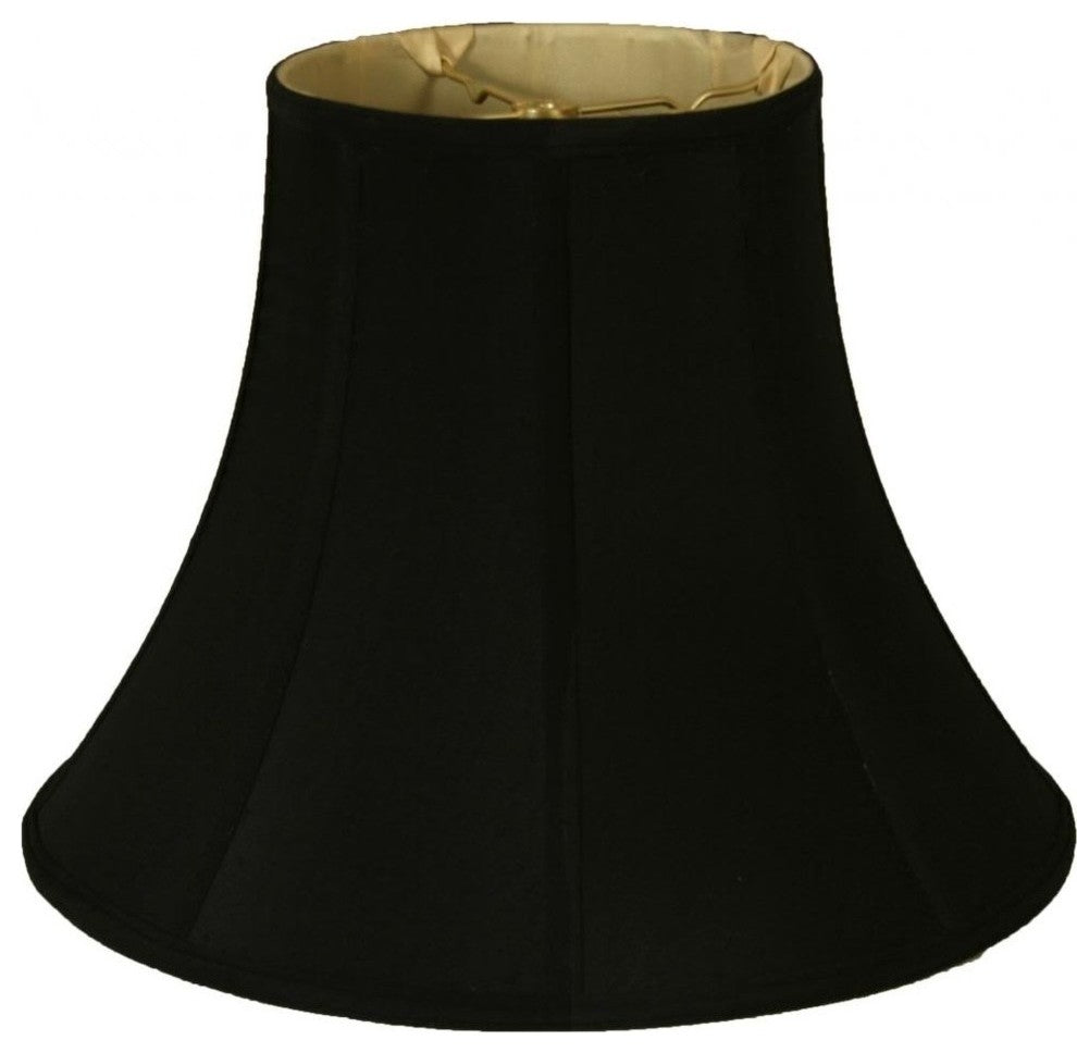 Royal Designs True Bell Lamp Shade, Black, 3.75"