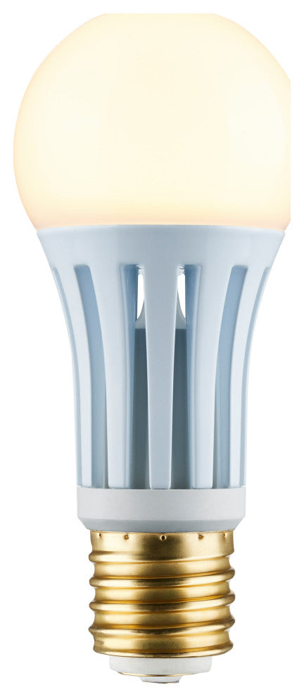 10/22/34W PS25 LED Three-Way Lamp, E39d Mogul Base, 5000K, White Finish, 120