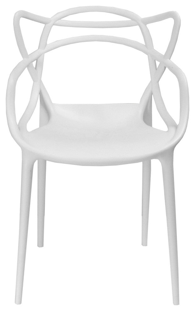 EZ Mod Loop Chairs, Set of 2, White