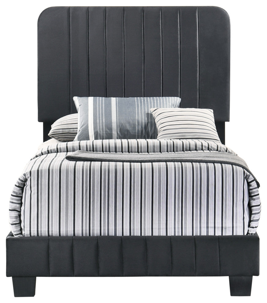 Lodi Bed, Black, Twin
