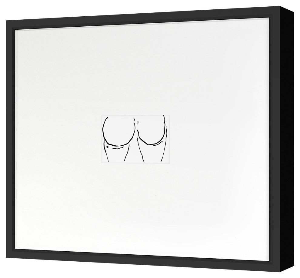 Booties 5 Fine Art Print, Black, 26"x28"