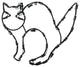 Led-35Lcat-18   -Ul 35 Lights 18" LED Outdoor Window Cat Decor