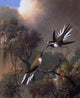 Martin Johnson Heade Two Sun Gems on a Branch, 20"x25" Wall Decal