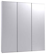 Tri-View Series Medicine Cabinet, 30"x36", Bright Annealed Stainless Steel Trim
