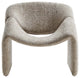 Vivi Chenille Upholstered Accent Chair - Khaki