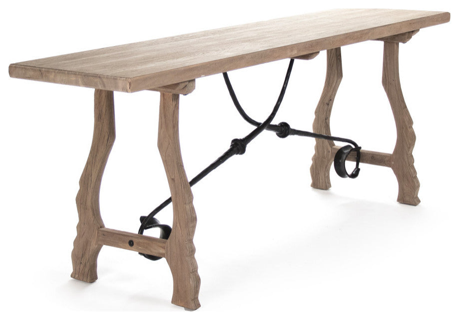 Zurich Console, Dry Natural Finish