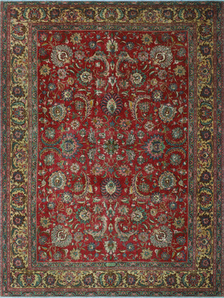 Fine Vintage Distressed Jorman Red Rug
