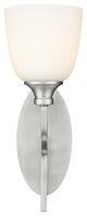 Alberta 1 Light 6" Brushed Nickel Sconce