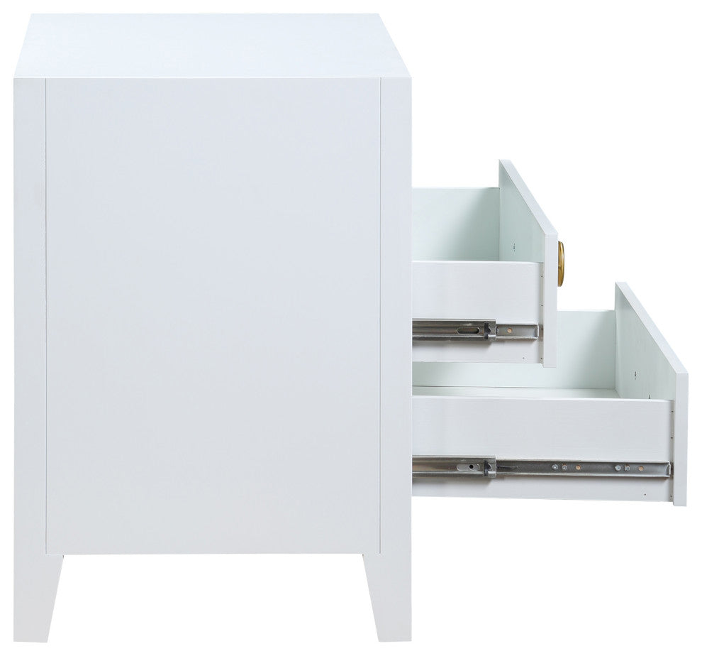 Bowtie Night Stand, White