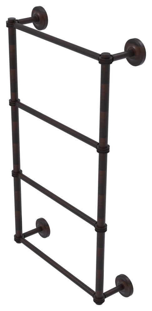 Prestige Regal 4-Tier 30" Ladder Towel Bar with Dotted Detail, Venetian Bronze