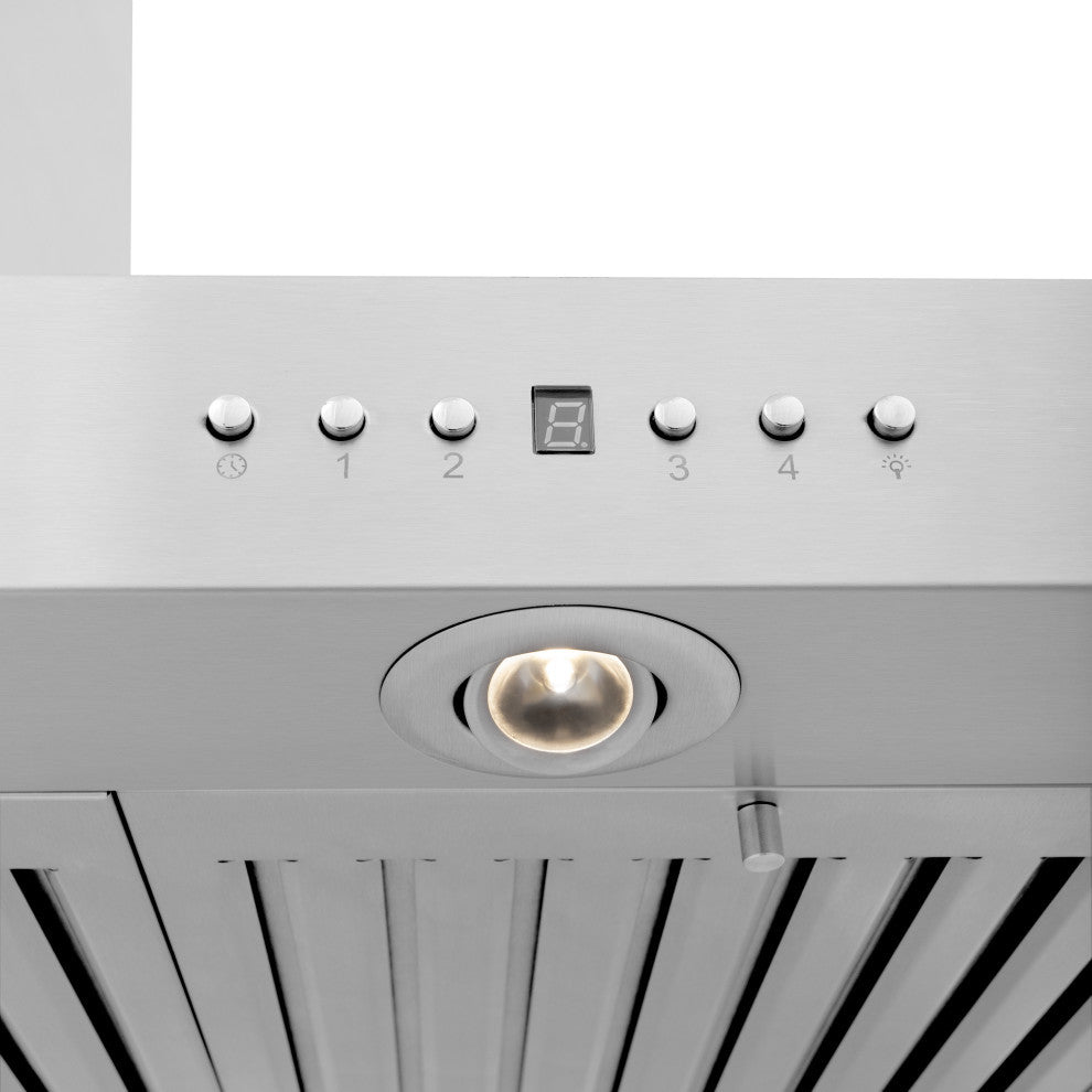 ZLINE 48" Ducted Vent Wall Mount Range Hood With Built-in CrownSound