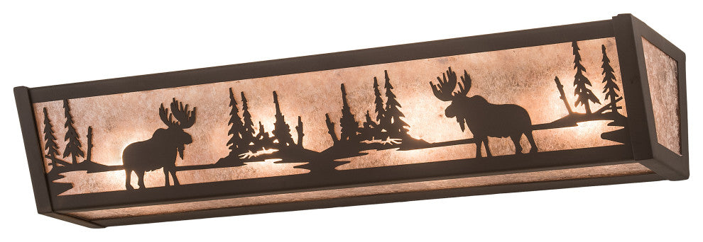 24 Wide Moose at Lake Vanity Light