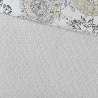 Madison Park Isla 8 Piece Cotton Floral Printed Reversible Comforter Set