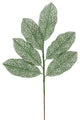 Vickerman L154204 22" Green Glitter Magnolia Artificial Christmas Spray
