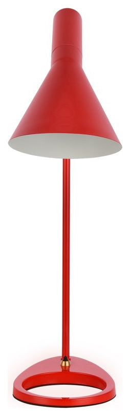 Joshua 1-Light Red Table Lamp