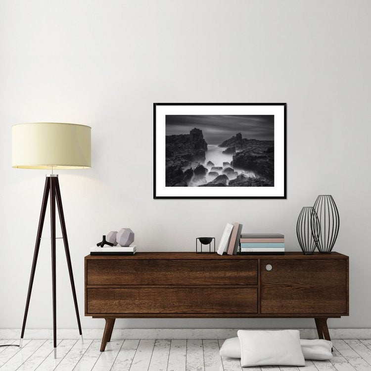 "Storm Coming" Framed Digital Print by Jingshu Zhu, 44x32"
