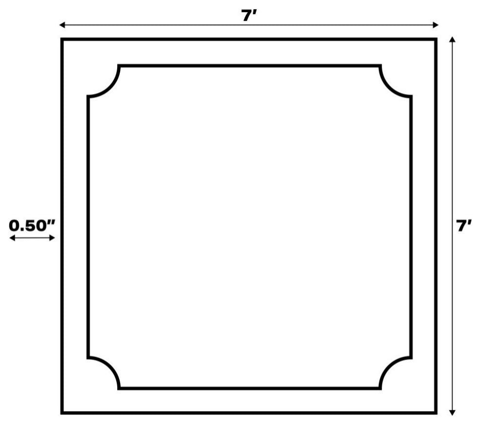 Pata Hand Woven Chunky Jute Navy 7' Square Area Rug