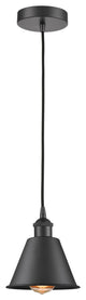 Innovations 616-1P-BK-M8 Smithfield 1 Light 7" Mini Pendant, Matte Black