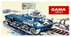 "Gama 9940 Space Tank" Digital Paper Print by Retrotrans, 32"x17"