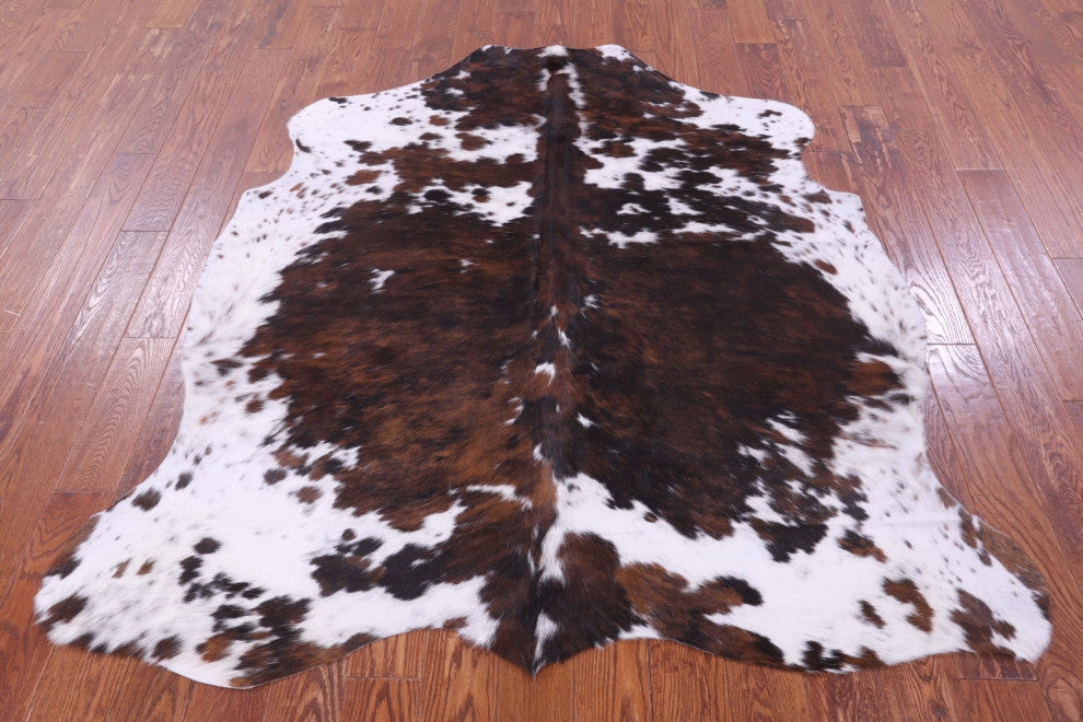 Natural Cowhide Rug 6' 7" X 6' 2" C1591