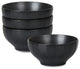 Stone Lain Rio Stoneware Bowl Set of 4, Black