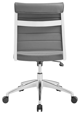 Gray Jive Armless Mid Back Office Chair