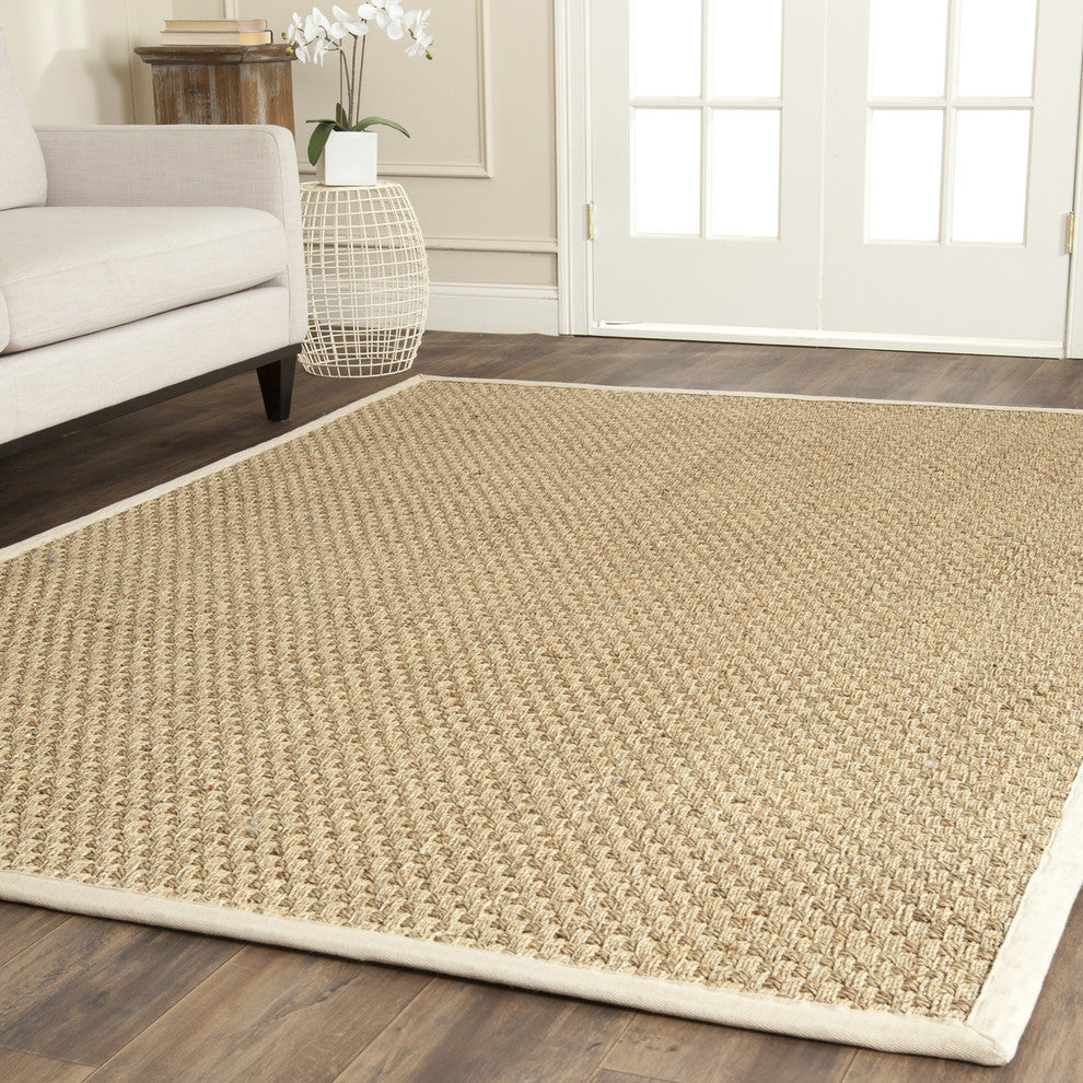 Safavieh Natural Fibers 100 NF114J 10' Square Natural Rug
